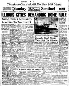 centralia il sentinel|Centralia Morning Sentinel Newspaper from Centralia, Illinois (IL .